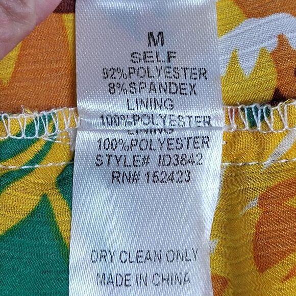 NEW Easel Small - Large Multi-Color Kaftan Style Maxi Dress Ruffle Sides Pockets - Picture 16 of 16